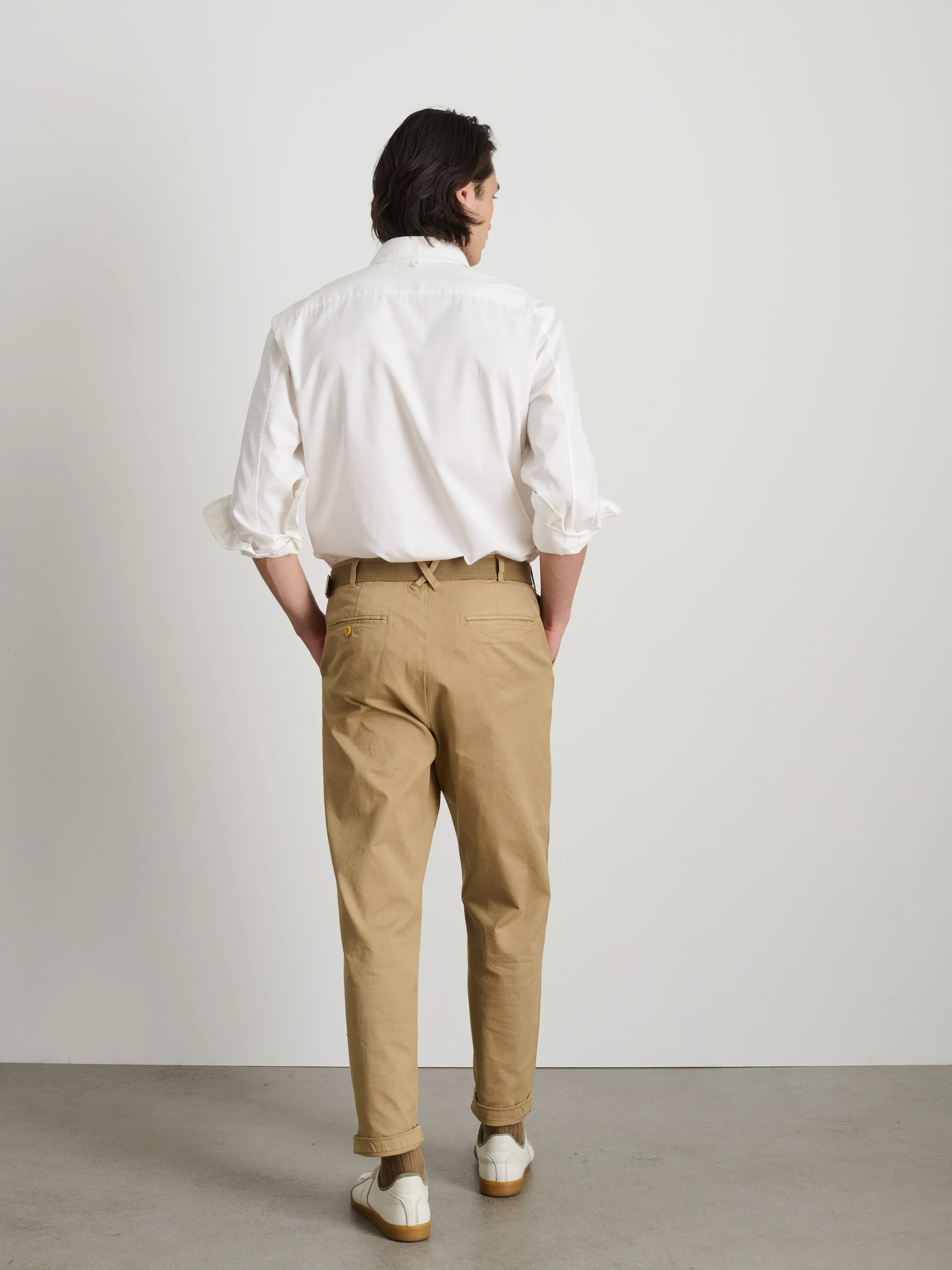 Standard Pleated Pant in Chino