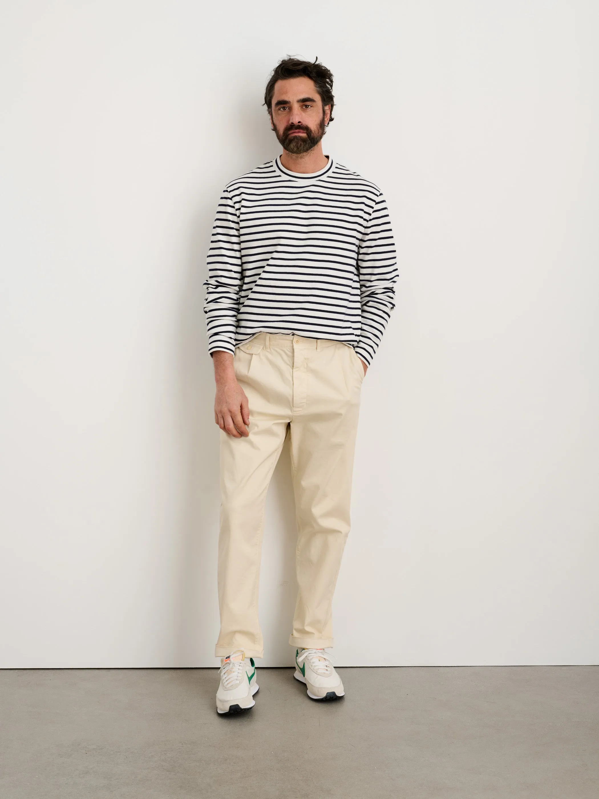Standard Pleated Pant in Chino