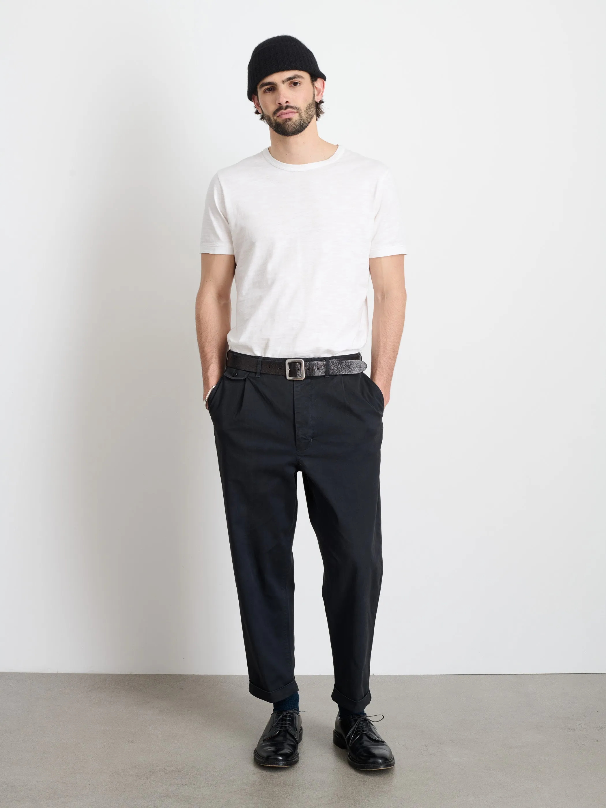 Standard Pleated Pant in Chino