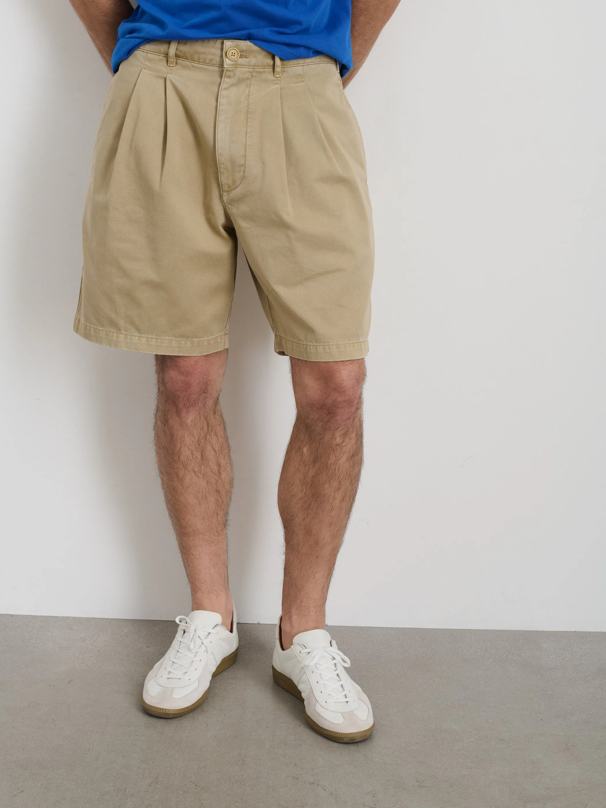 Standard Pleated Short In Chino