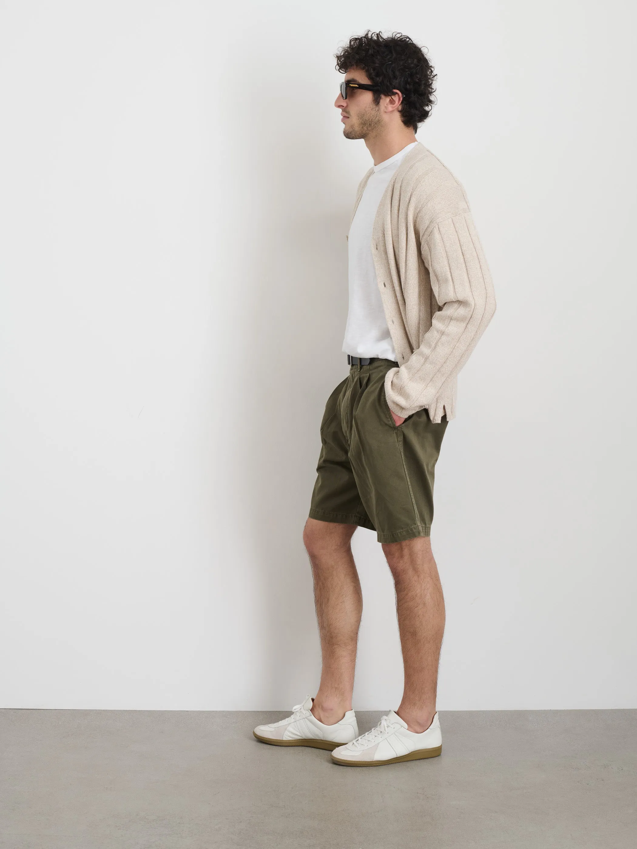 Standard Pleated Short In Chino
