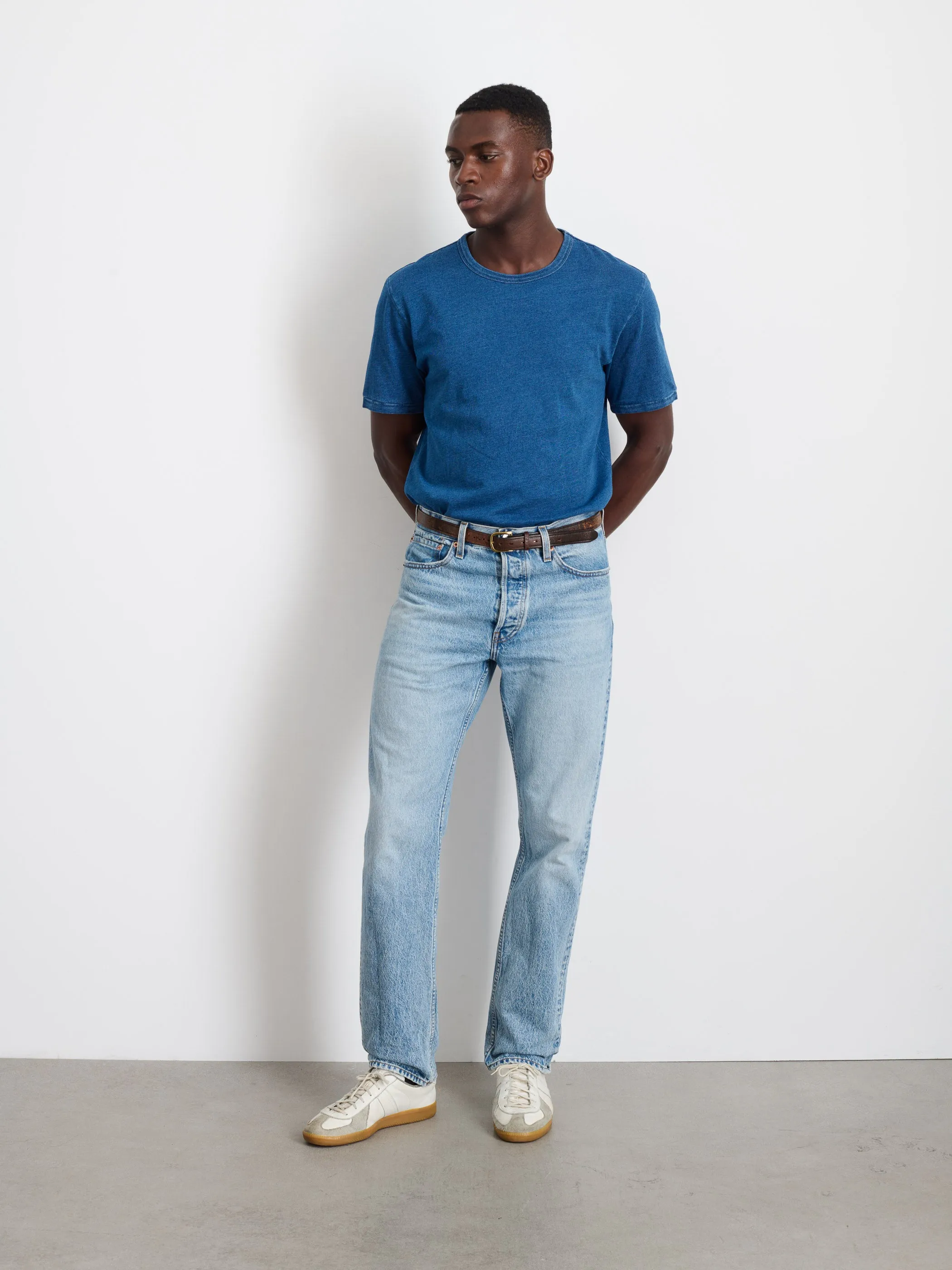 Standard T-Shirt in Indigo Slub Cotton