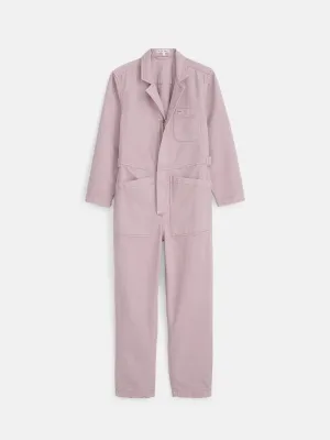 Standard Zip Jumpsuit in Herringbone