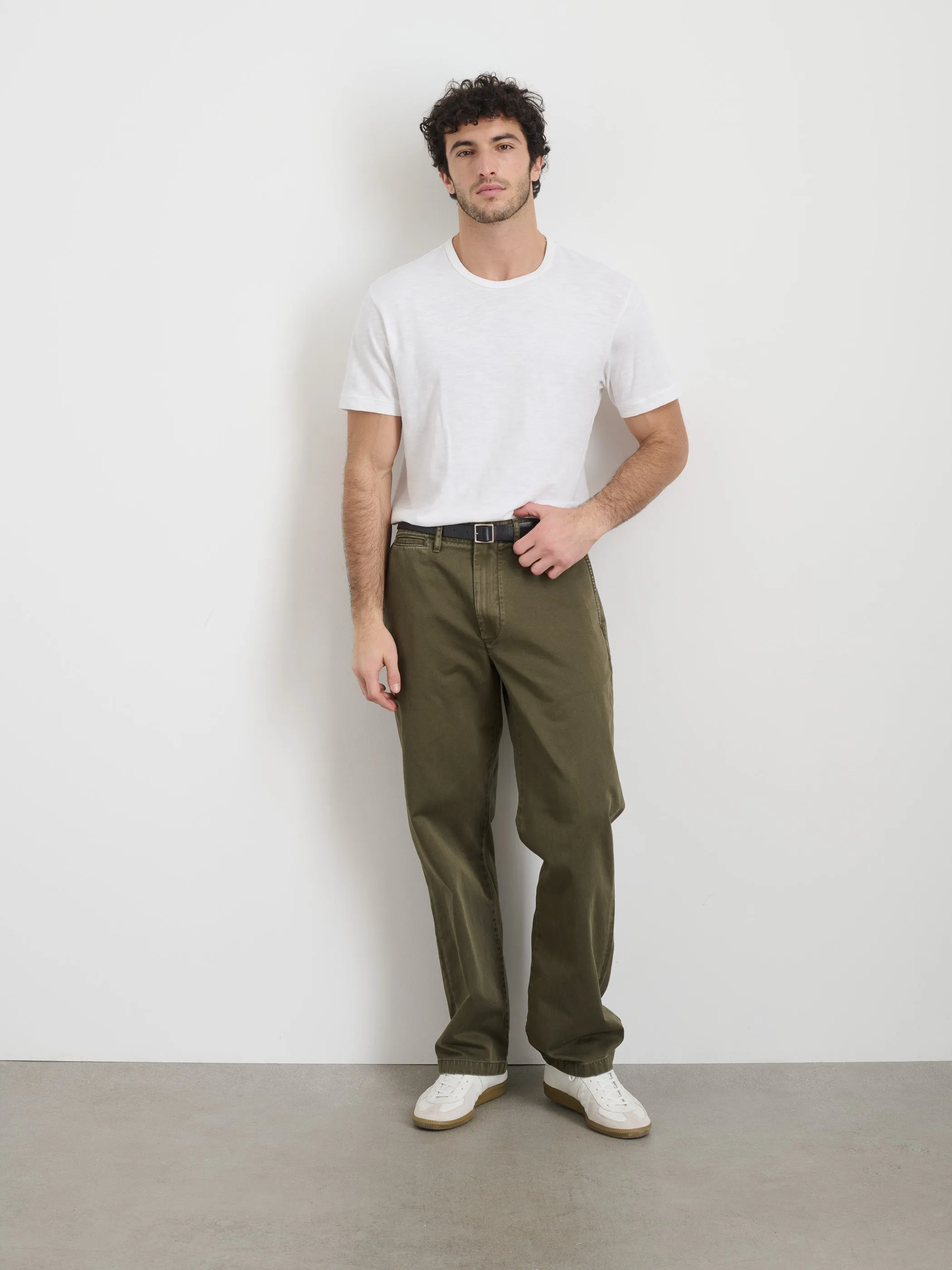 Straight Leg Pant In Vintage Wash Chino