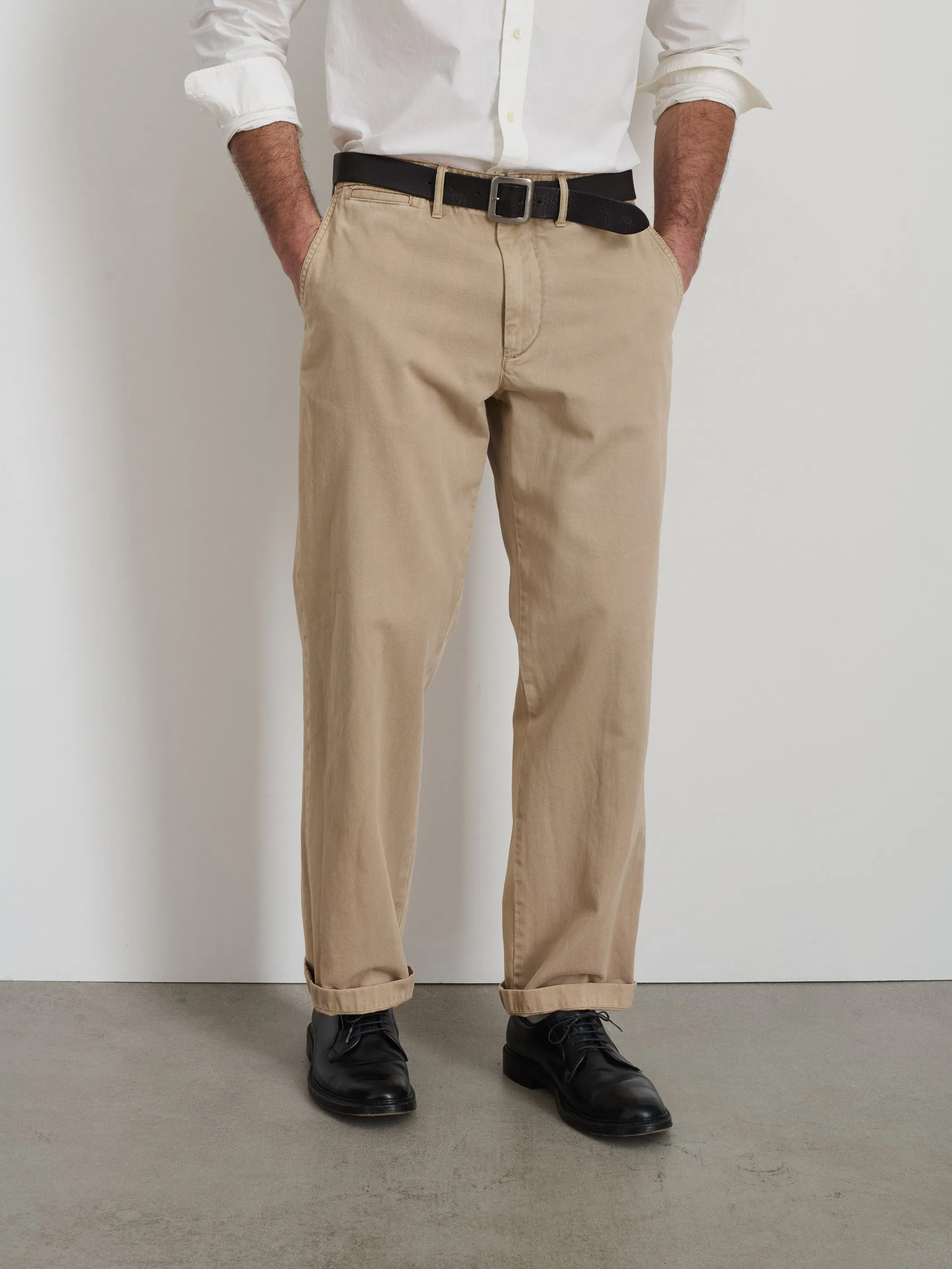 Straight Leg Pant In Vintage Wash Chino