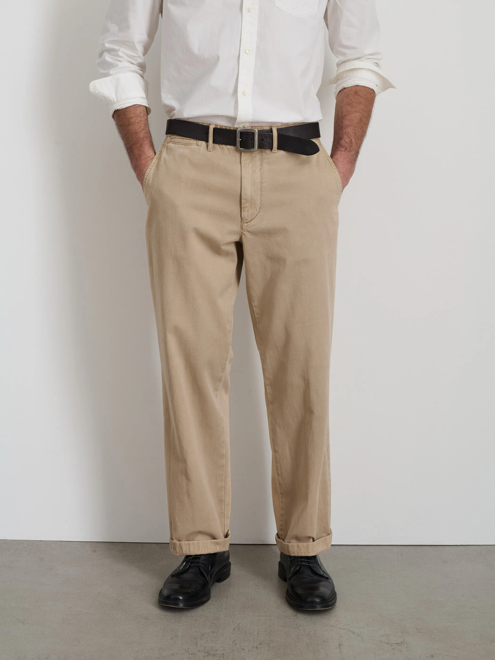 Straight Leg Pant In Vintage Wash Chino