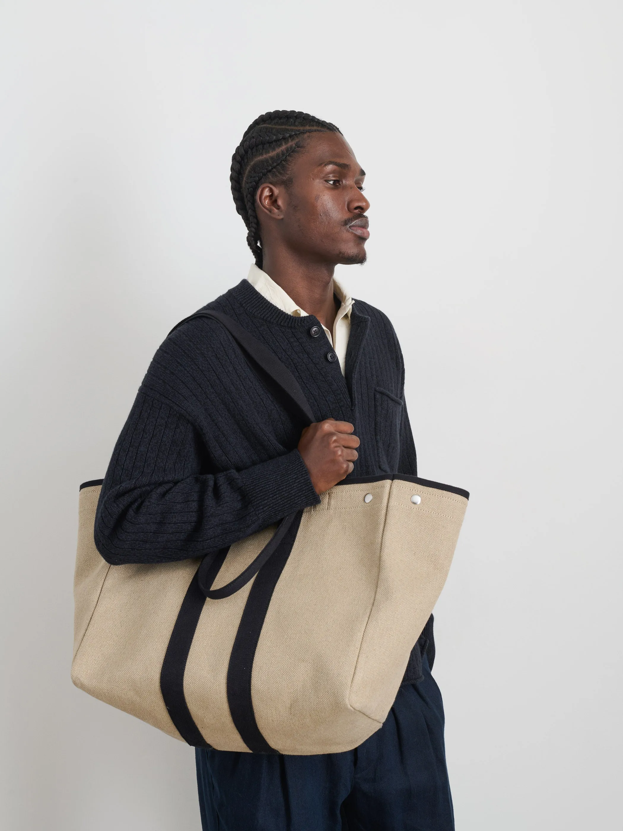 The Perfect Weekend Tote in Hemp Canvas