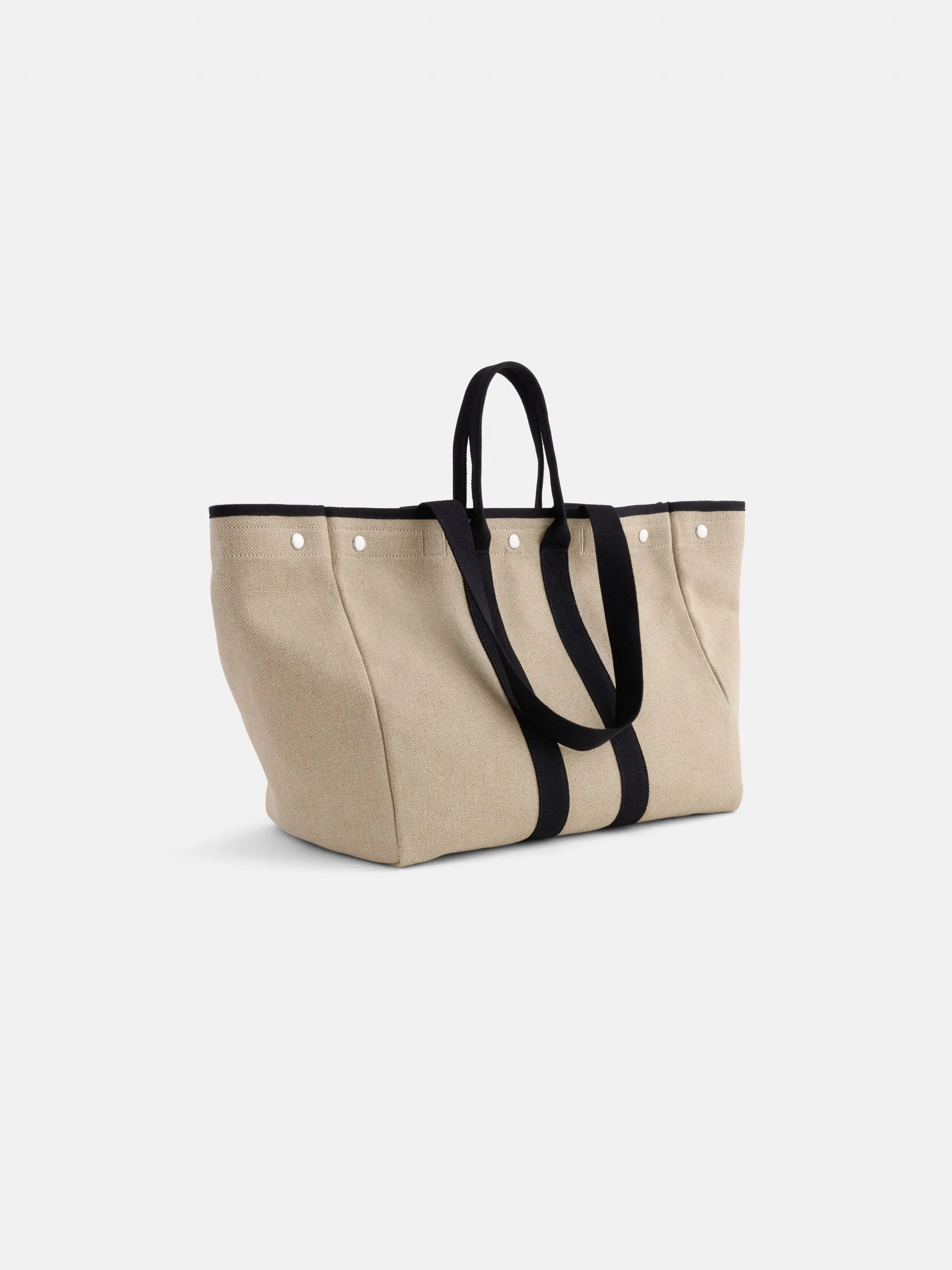 The Perfect Weekend Tote in Hemp Canvas