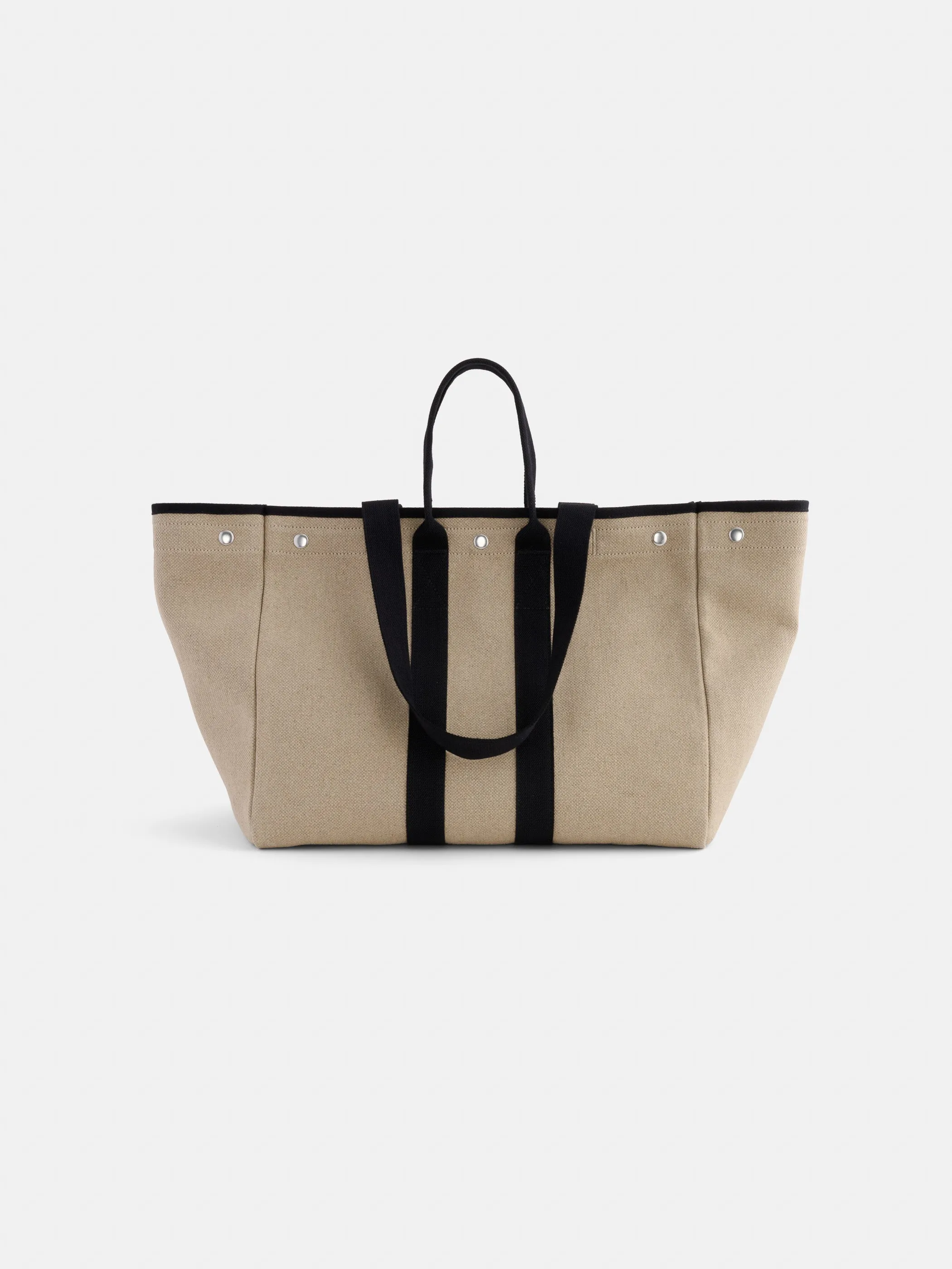 The Perfect Weekend Tote in Hemp Canvas