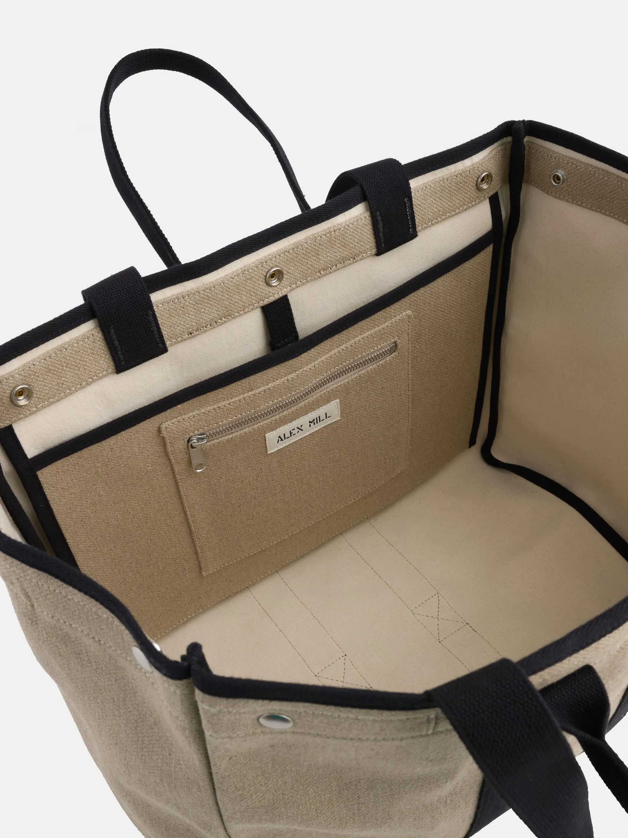 The Perfect Weekend Tote in Hemp Canvas
