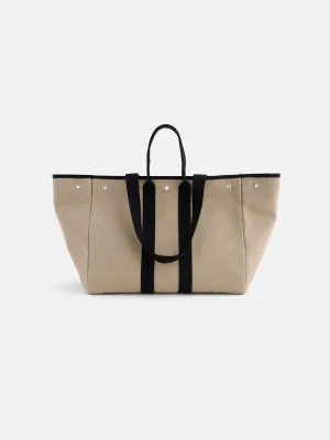 The Perfect Weekend Tote in Hemp Canvas