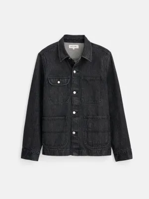 Work Jacket In Vintage Wash Denim