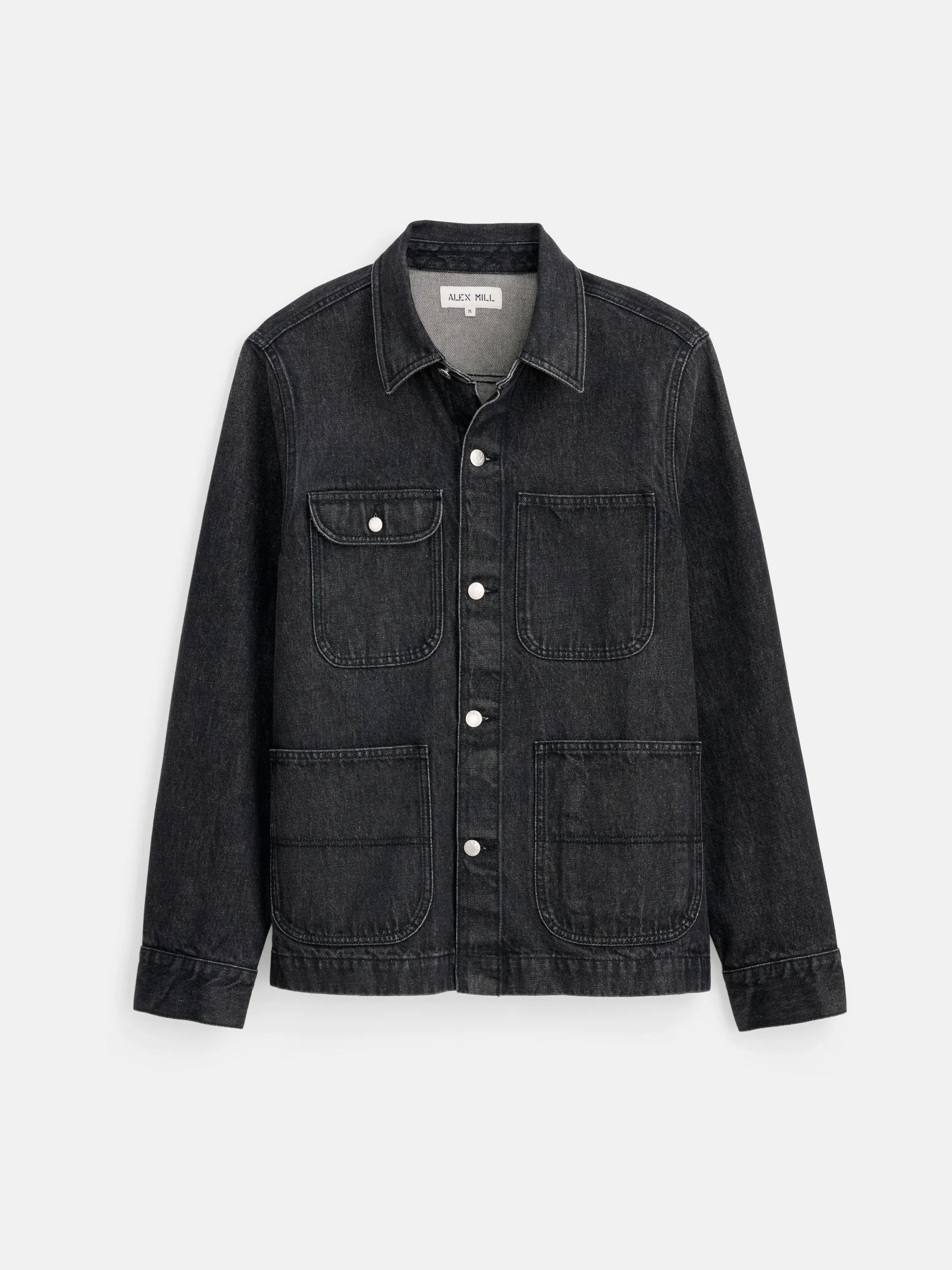 Work Jacket In Vintage Wash Denim
