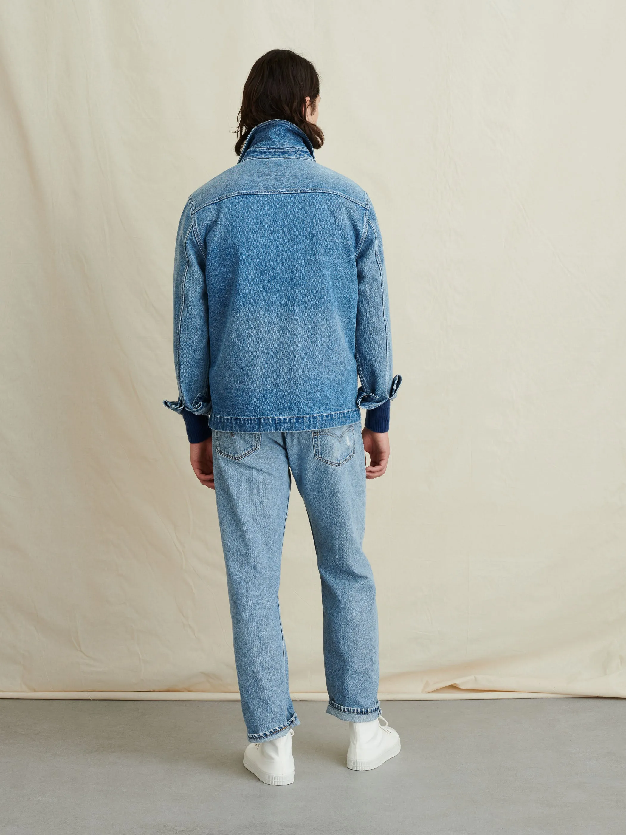 Work Jacket in Vintage Wash Denim