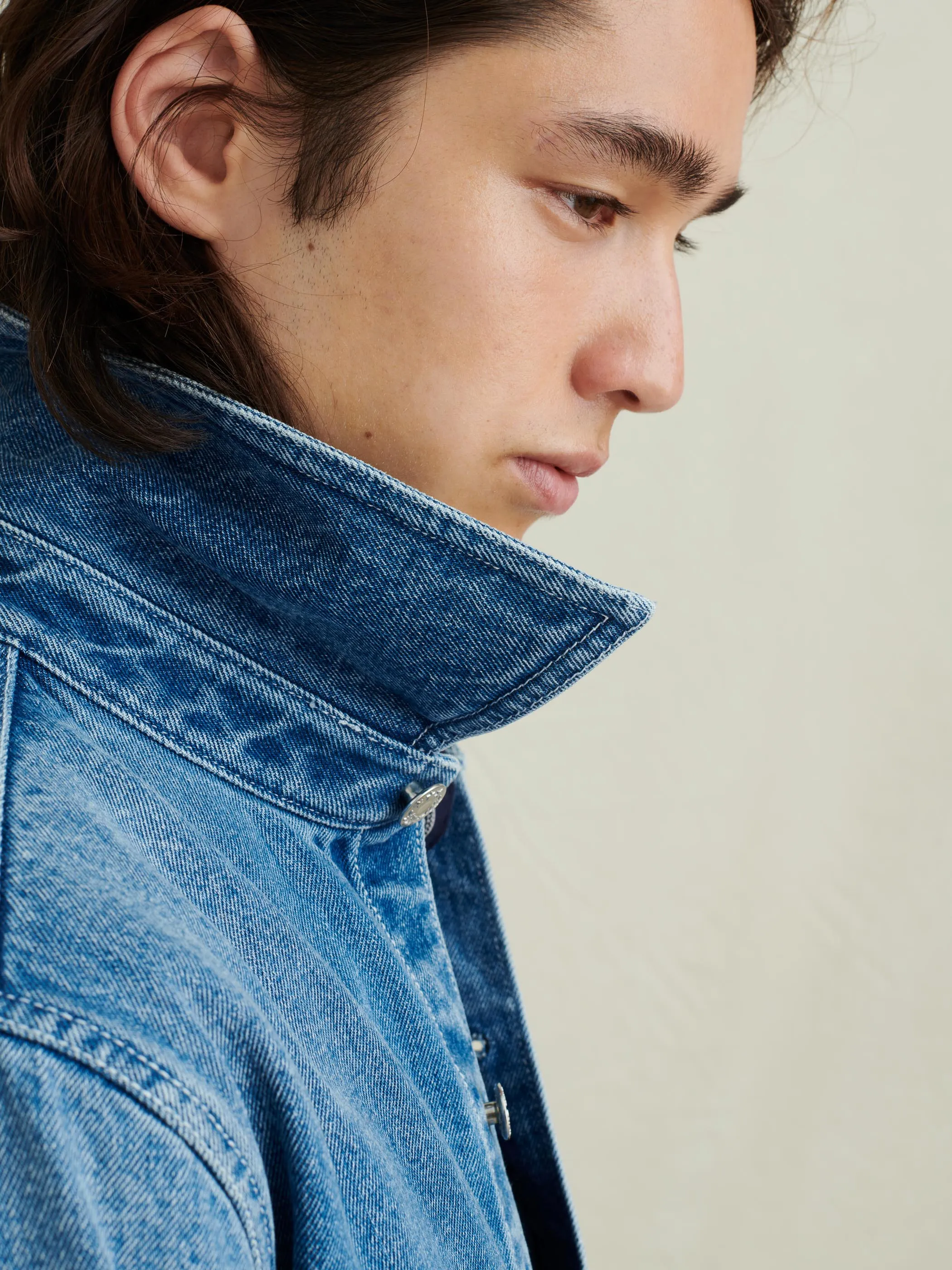 Work Jacket in Vintage Wash Denim